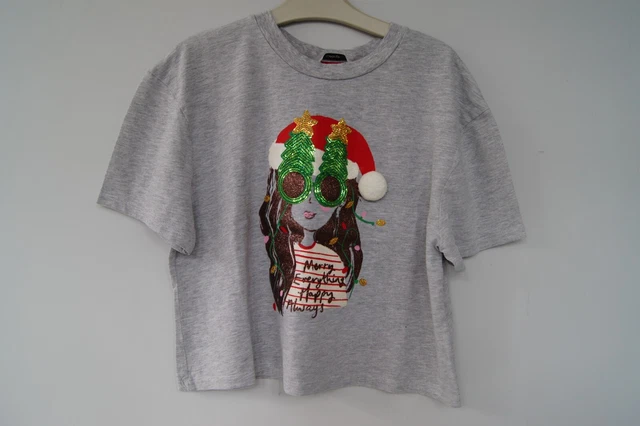 Girls Tops, Skirt Leggings New Look Etc Bundle Age 13-14 Years *Christmas Items* 9
