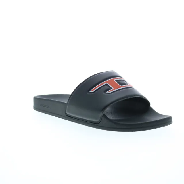 Diesel Sa-Mayemi D Y02800-P4440-H8984 Mens Black Slides Sandals Shoes 2