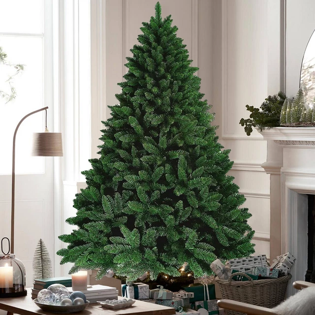 6FT CHRISTMAS TREE Traditional Artificial Large Bushy Xmas Tree with