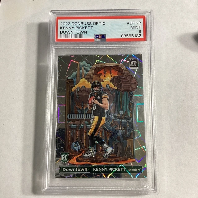 2022 DONRUSS OPTIC Kenny Pickett Downtown PSA 9 MINT RC DTKP Steelers