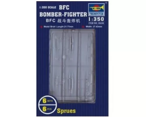 Bfc Bomber Fighter 1:350 Plastic Model Kit TRUMPETER