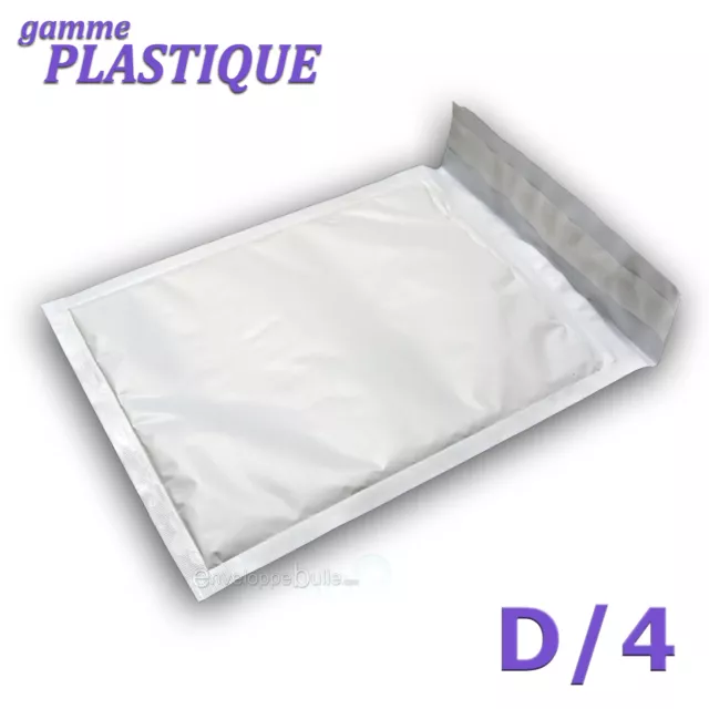 10 Enveloppes à bulles PLASTIQUE D/4 - 180x260mm