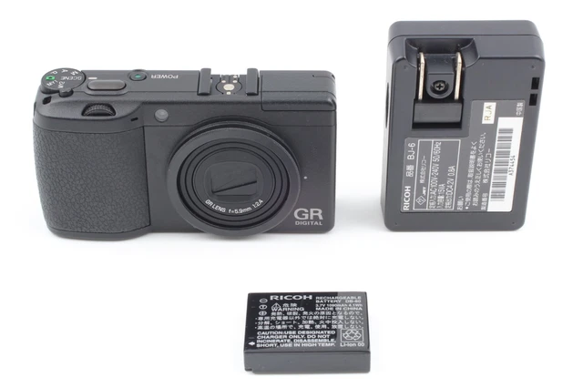 ALL Works [TOP MINT] Ricoh GR Digital II 10.1MP Compact Camera Black From JAPAN 2