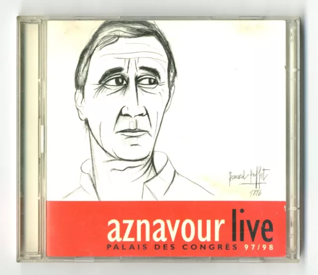 2 Cd ★ Aznavour - Live Palais Des Congres 97/98 ★ Double Album 36 Titres