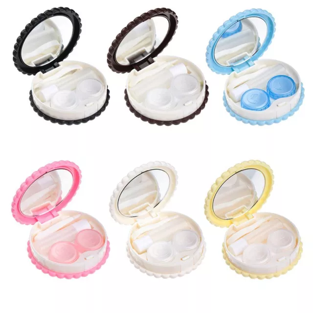 Cookie Contact Lenses Box Cosmetic Contact Box Container Contact Lens Case