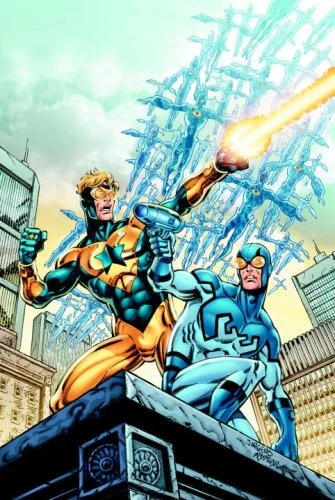 BOOSTER GOLD: BLUE AND GOLD By Geoff Johns & Jeff Katz - Hardcover **Mint**