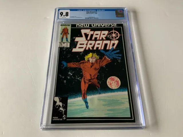 Star Brand 1 Cgc 9.8 White Pages New Universe Marvel Comics 1986