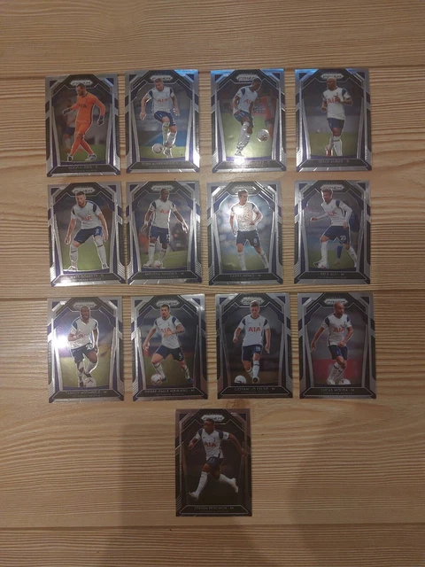 Tottenham Hotspur 2021/22 Panini Prizm Base Cards X 13. Mint, sharp corners.