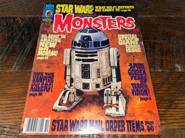 Famous Monsters of Filmland #138 Star Wars Monsters - 1977 Warren Magazine