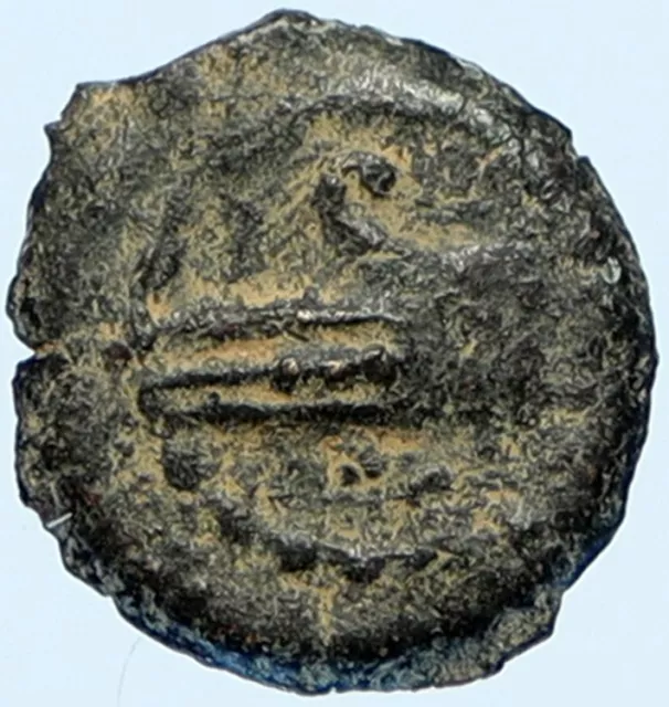 HEROD ARCHELAUS Biblical JERUSALEM Jewish OLD Ancient Greek Coin GALLEY i98677