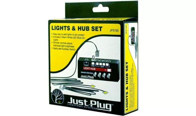 Lights & Hub Set Woodland Scenics JP5700 Just Plug System OO and N scale 3