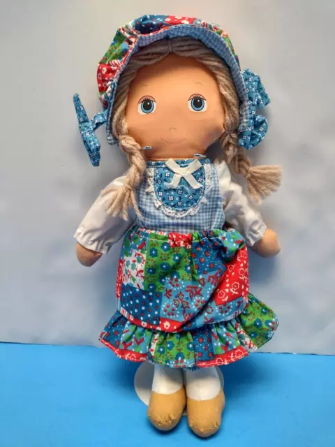 Vintage Holly Hobbie Doll Rag Doll 14”