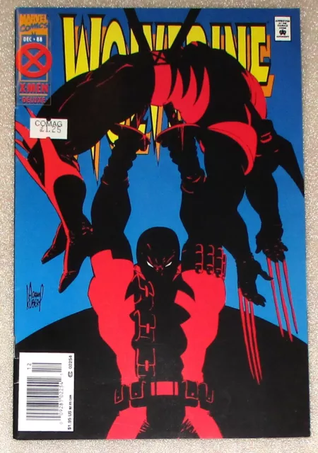 Wolverine #88 (X-Men Deluxe, Marvel Comics 1994) 1ST DEADPOOL v WOLVERINE BATTLE