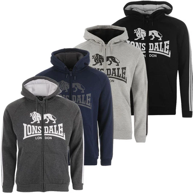 Blouson Lonsdale à Capuche Avec Doublure Sherpa - Tailles Du S Au XXL - Neuf Avec étiquettes