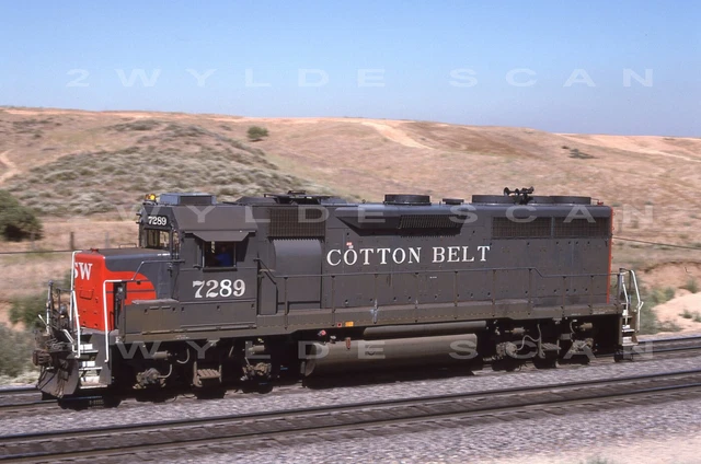 ORIG SLIDE Southern Pacific SSW Baumwollgürtel 7289 GP40M-2 Temposchuss 93