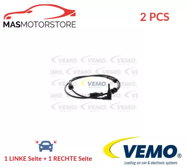 Abs Sensor Drehzahlfühler Paar Vorne Vemo V24-72-0161 2Pcs P Neu Oe Qualität