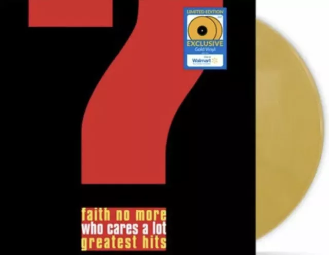 FAITH NO MORE WHO CARES A LOT GREATEST HITS 2xLP GOLD VINYL! Angel Dust SEALED!