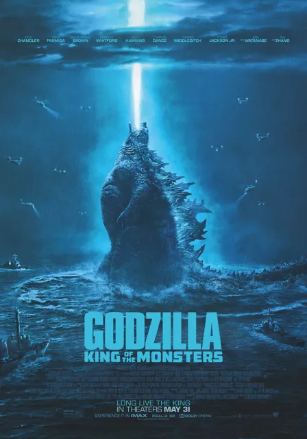 Godzilla - King of the Monsters (2019) Poster Manifesto Locandina del film #306