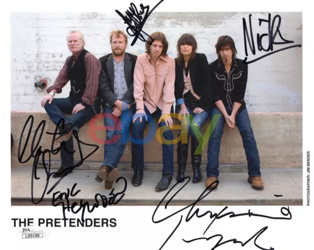 THE PRETENDERS SIGNED 8x10 AUTOGRAPHED GROUP PHOTO REPRINT
