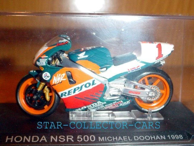 Moto Miniature Altaya 1/24 Honda NSR 500 Michael Doohan 1998 - Modèle D'occasion