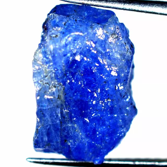 11.95 Cts 100% Natural Violet Blue Tanzanite Facet Rough Cabochon Gemstone GR38