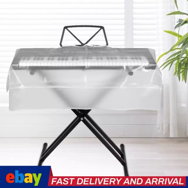 61/88 Keys Transparent Frosted Piano Cover Digital Piano Keyboard Dust Cover