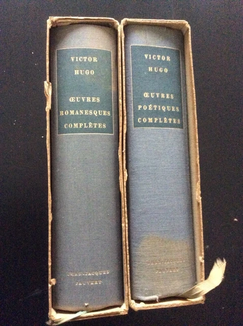 Victor Hugo - Œuvres poétiques et œuvres romanesques complètes.JJ Pauvert ed.