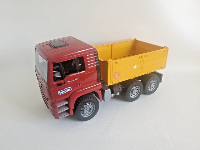 Camion MAN 16.192 Benne Chantier - Conrad 1/50 - Jaune - Occasion