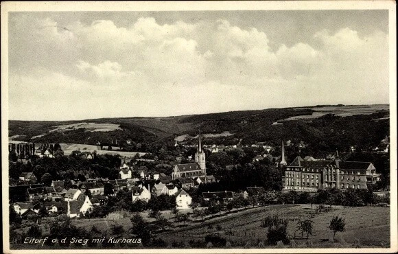 Ak Eitorf an der Sieg, Panorama, Kurhaus - 3726267