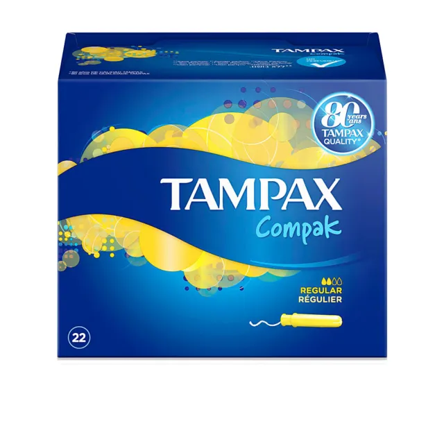 Higiene Tampax mujer TAMPAX COMPAK tampón regular 22 u