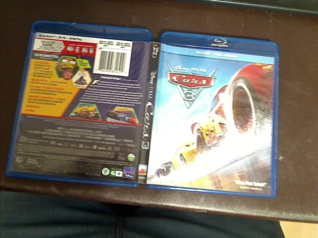 Disney Pixar CARS 3 - (3-Disc Set) Blu-ray + DVD + Bonus Disc 2017