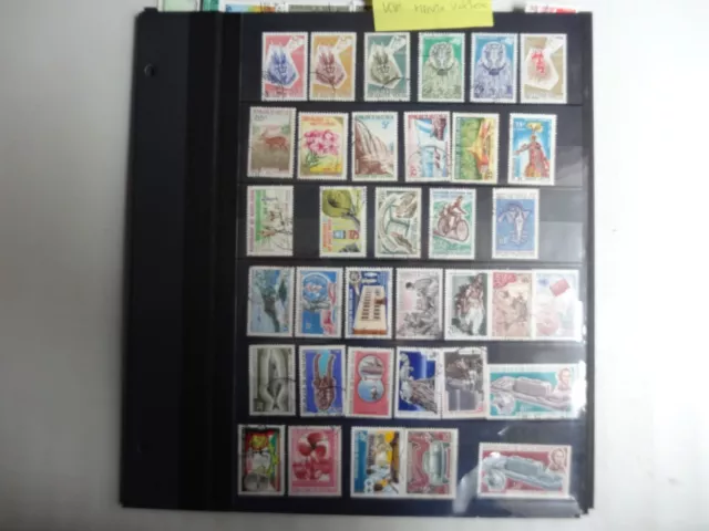 462-Timbre Poste De Haute Volta  Lot De 430 Timbres  Obliteres Toutes Epoques