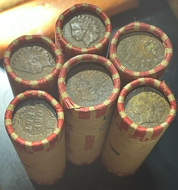 Indian Head Cent/Lincoln Wheat Cent Ends - Sealed/Unsearched P, D, S - Raw Find