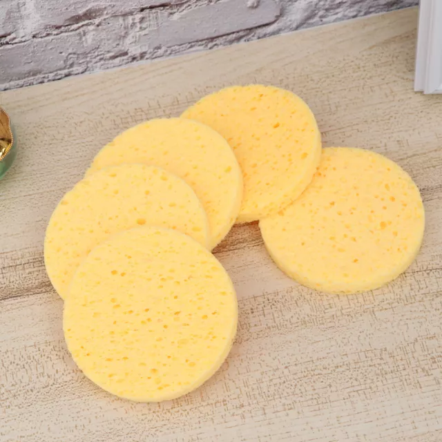 10 Pcs Sponges for Makeup Removal Powder Cleaning Face Round