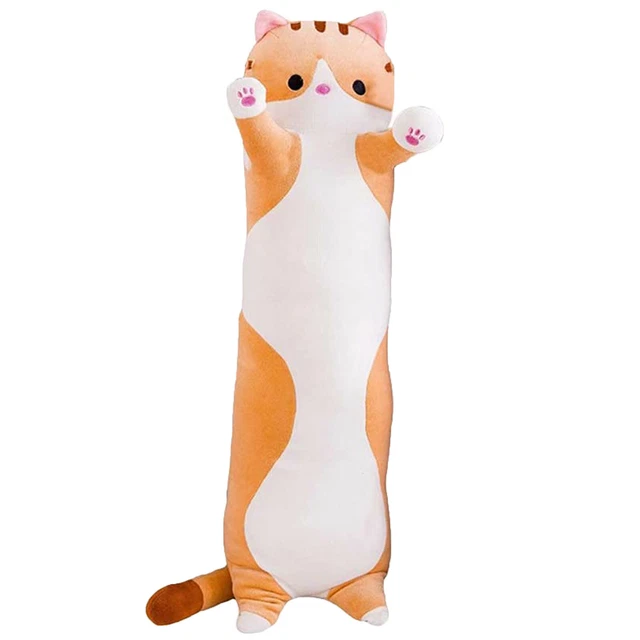 Long Cotton Cute Cat Doll Plush Toy Stuffed Sleeping Pillow 50CM/70CM Kids Toy B