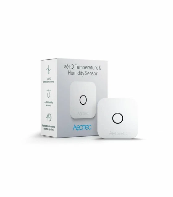 AEOTEC ZWAVE 700 aerQ Temperature and Humidity Sensor ZWA039C £34.14