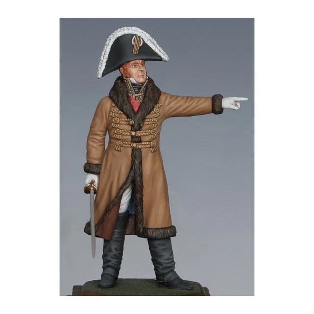 Figurine Metal Modeles CV01 - Maréchal Des Logis Carabiniers 54mm - Kit à Peindre Neuf