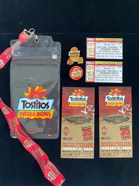 2006 TOSTITOS FIESTA BOWL Ohio State vs Notre Dame tickets, pins, memorabilia 