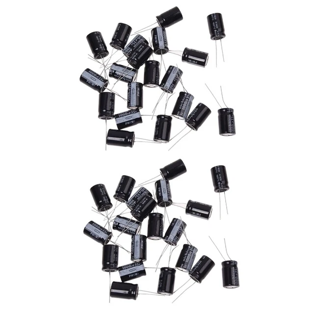 40pcs 35V 1000UF Aluminum Electrolyte Capacitors 12x20mm H6I3