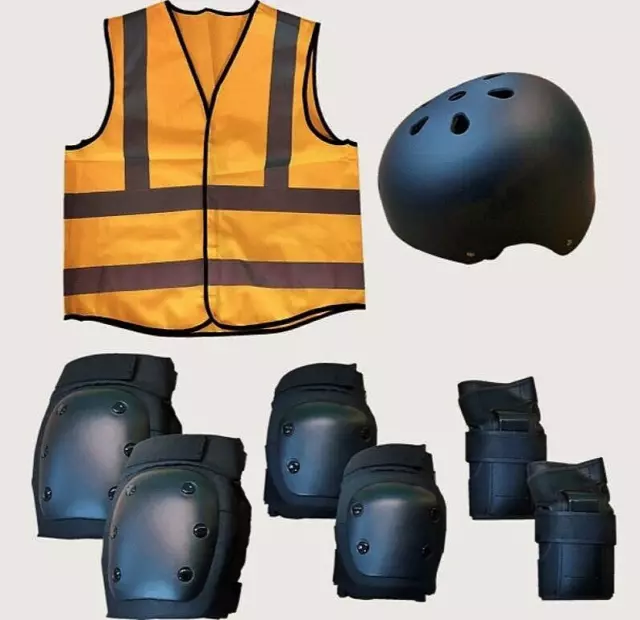 NEU: IconBIT Protector-Kit Gr. M  Komplettsatz: Helm + Protektoren + Warnweste