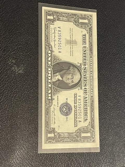 1957 B One Dollar Note $1 Silver Certificate  Blue Seal US Currency