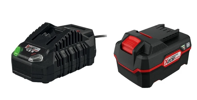 Parkside Akku Ladegerät Blinkt Rot Grün PARKSIDE X20V TEAM Akku 4.0 Ah + Schnell-Ladegerät PLG 20 C3 120 Watt