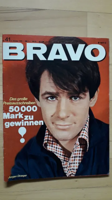 BRAVO Nr.41 vom 3.10.1966 Mireille Mathieu, Wencke Myhre, Jürgen Draeger, Troggs