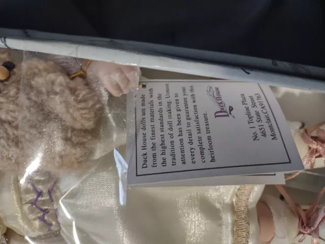 11” DUCK HOUSE  heirloom porcelain doll D12-348 KARLI