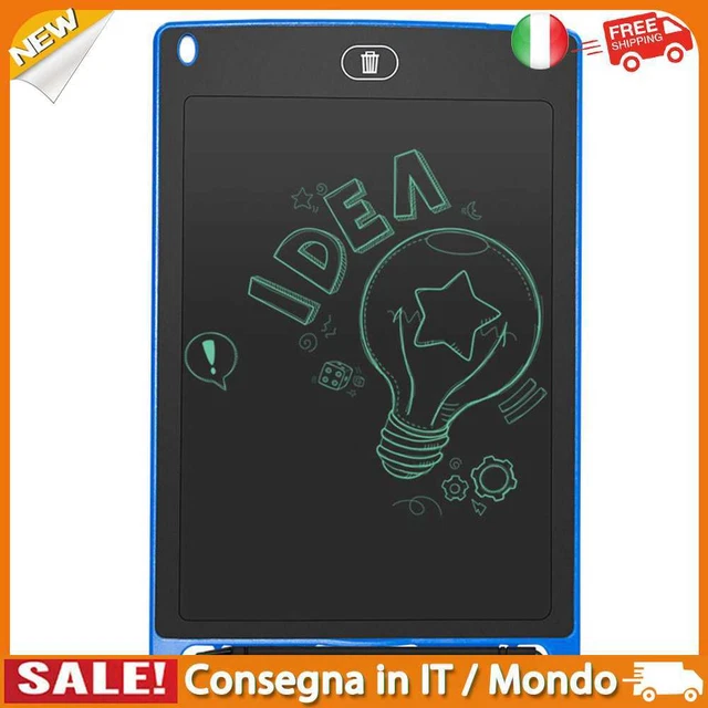 IT 8.5in LCD Digital Writing Tablet Portable Drawing Board (Monochrome Blue)