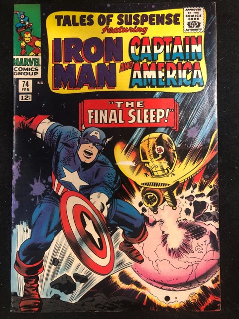 Tales of Suspense Iron Man Captain America #74 Marvel Comic 1966 Medium Grade