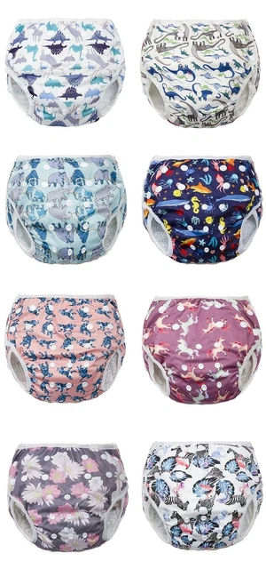 Diaper Cover Baby Swimming Waterproof Cloth Nappy Adjustable Pant Infant Toddler 6