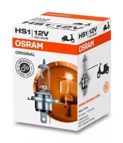 OSRAM Lampada Alogena HS1 PX43T Bianca Faro Anteriore Yamaha X-Max 250 2006-2009