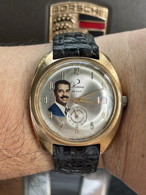 ULTRA RARE HERMA DE Lux Saddam Hussein Iraq Open Offer Dhl Ship Ask EUR 639 52 PicClick IT