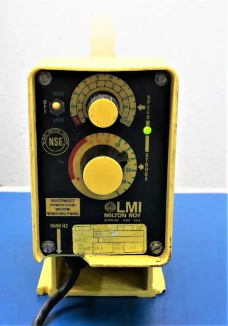 Lmi Milton Roy Electromagnetic Dosing Pump A341-155